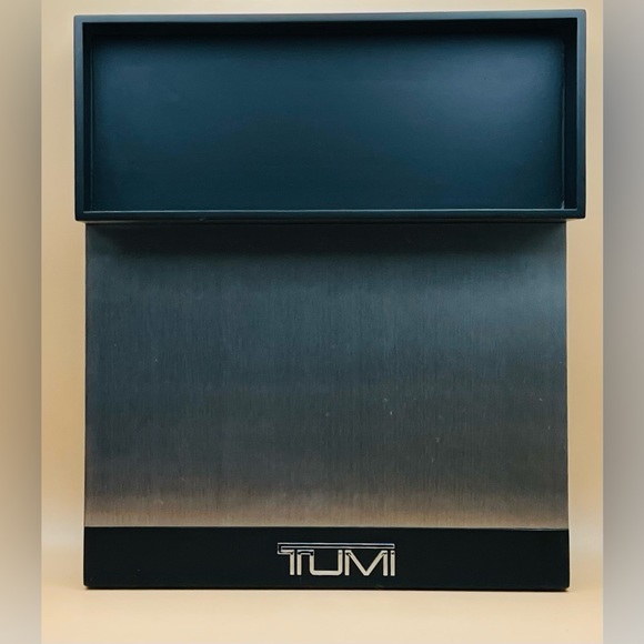 Tumi Multi-Use Retail Display Case: Brand  New.  Color: Black & Gun Metal Silver - Picture 1 of 10